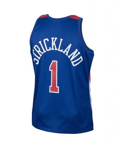 Men's Rod Strickland Royal Washington Bullets 1996/97 Hardwood Classics Swingman Jersey $68.15 Jersey