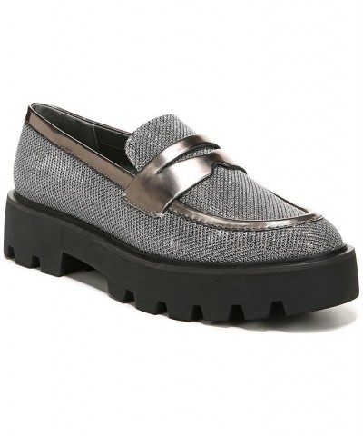 Balin Lug Sole Loafers Gray $43.60 Shoes