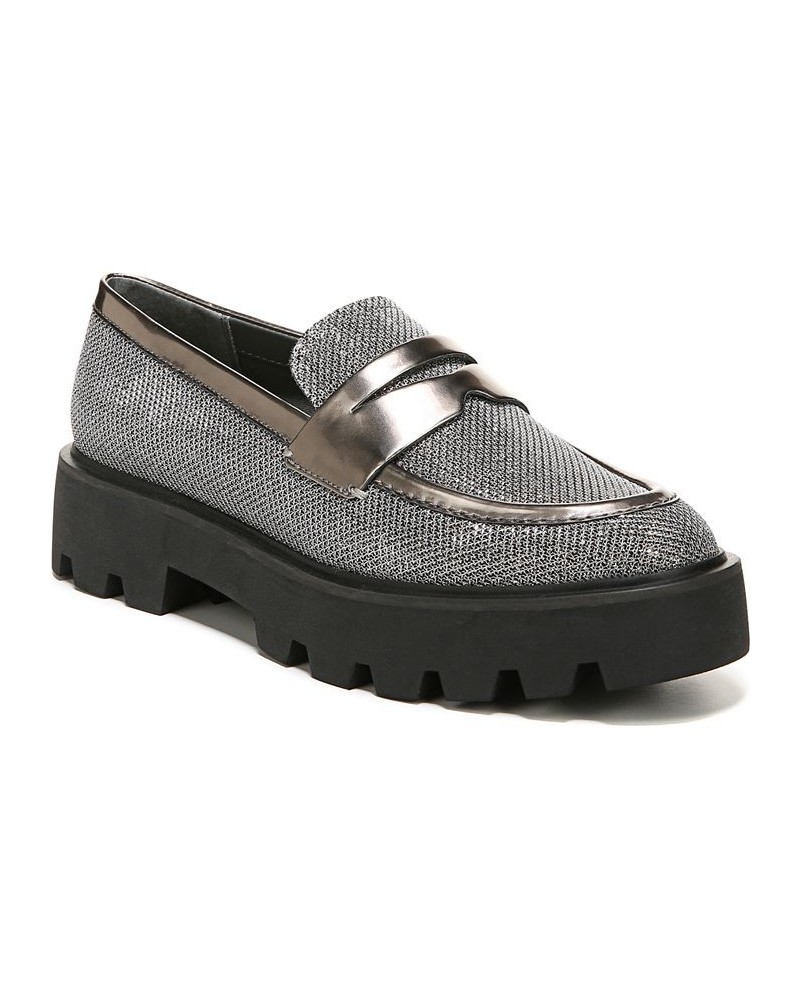 Balin Lug Sole Loafers Gray $43.60 Shoes