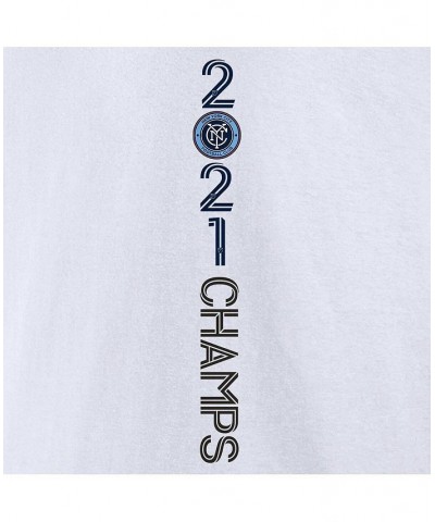 Men's Branded White New York City FC 2021 MLS Cup Champions One Team Roster T-shirt $19.37 T-Shirts