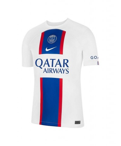 Men's Neymar Jr. White Paris Saint-Germain 2022/23 Third Breathe Stadium Replica Player Jersey $34.24 Jersey