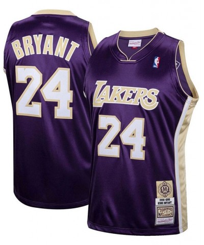 Men's Kobe Bryant Purple Los Angeles Lakers Hall of Fame Class of 2020 24 Authentic Hardwood Classics Jersey $117.25 Jersey