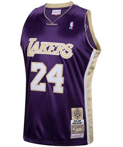 Men's Kobe Bryant Purple Los Angeles Lakers Hall of Fame Class of 2020 24 Authentic Hardwood Classics Jersey $117.25 Jersey