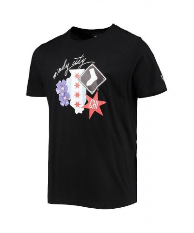 Men's Black Chicago White Sox City Cluster T-shirt $19.80 T-Shirts