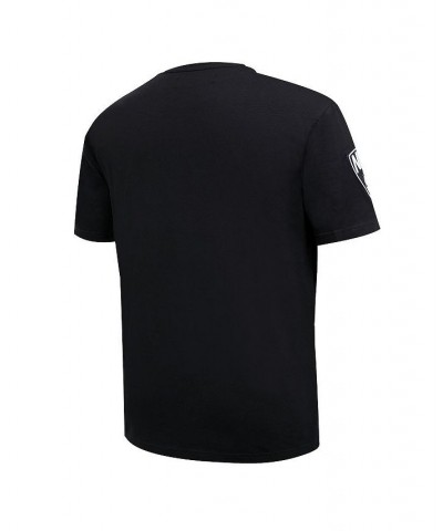 Men's Black Brooklyn Nets Chenille T-shirt $29.57 T-Shirts