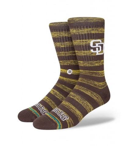 Men's San Diego Padres Twist Logo Crew Socks $13.76 Socks