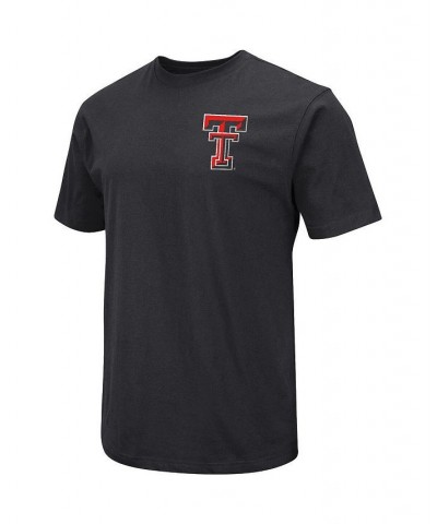 Men's Black Texas Tech Red Raiders Baseball On-Deck 2-Hit T-shirt $21.19 T-Shirts