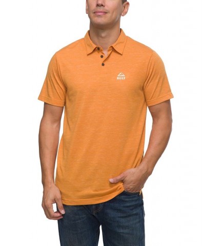 Men's Piston Short Sleeve Tech Polo Shirt Orange $19.29 Polo Shirts