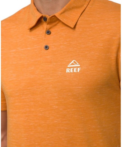 Men's Piston Short Sleeve Tech Polo Shirt Orange $19.29 Polo Shirts