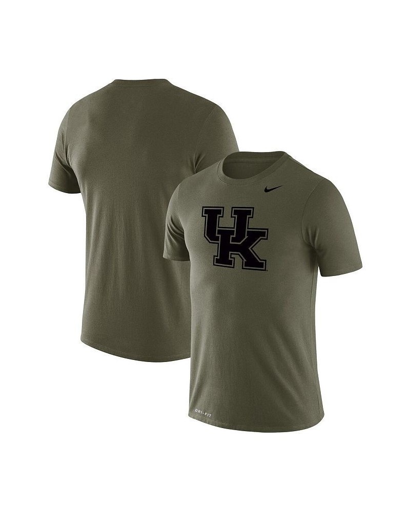 Men's Olive Kentucky Wildcats Tonal Logo Legend Performance T-shirt $26.99 T-Shirts