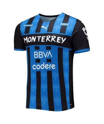 Men's Blue CF Monterrey 2021/22 Third Replica Player Jersey $33.11 Jersey