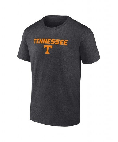 Men's Branded Heathered Charcoal Tennessee Volunteers Game Day 2-Hit T-shirt $21.59 T-Shirts