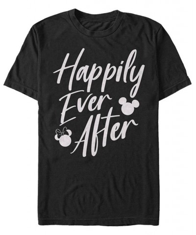 Men's Happily Ever After Short Sleeve T-Shirt Black $14.70 T-Shirts