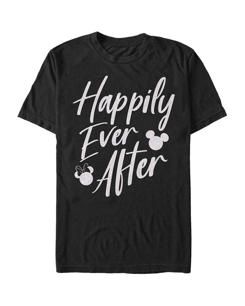 Men's Happily Ever After Short Sleeve T-Shirt Black $14.70 T-Shirts