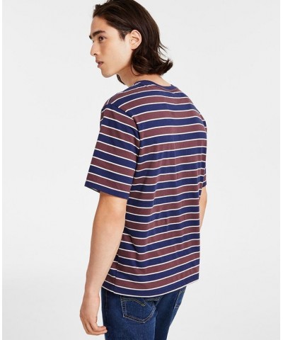 Men's Classic Relaxed-Fit Striped T-Shirt Shuffle Martini Olive $18.54 T-Shirts