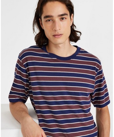 Men's Classic Relaxed-Fit Striped T-Shirt Shuffle Martini Olive $18.54 T-Shirts