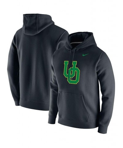 Men's Black Oregon Ducks Vintage-Like School Logo Pullover Hoodie $45.04 Sweatshirt