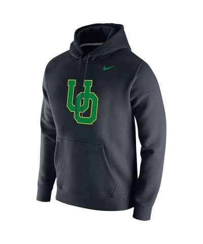 Men's Black Oregon Ducks Vintage-Like School Logo Pullover Hoodie $45.04 Sweatshirt