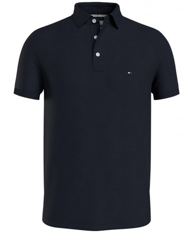 Men's 1985 Heather Classic Fit Short Sleeve Polo Faded Indigo Heather $30.80 Polo Shirts