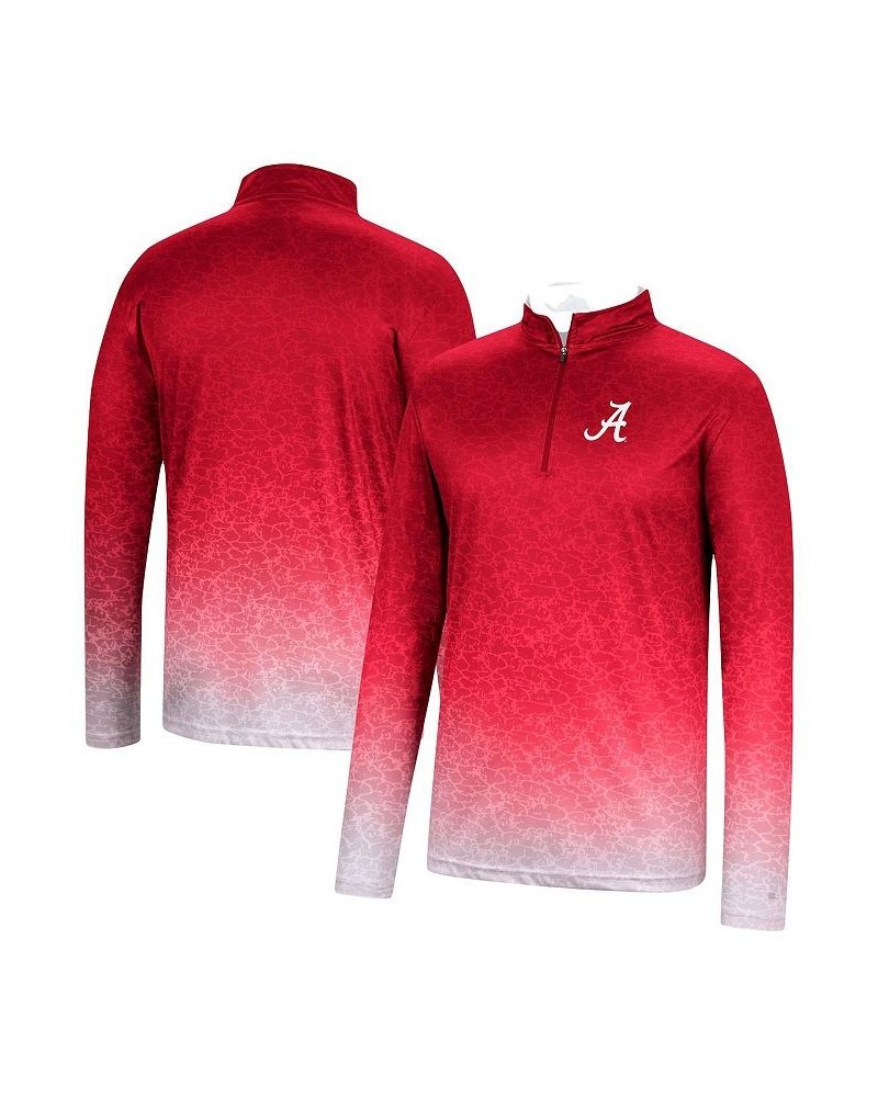 Men's Crimson Alabama Crimson Tide Walter Quarter-Zip Windshirt $24.20 T-Shirts