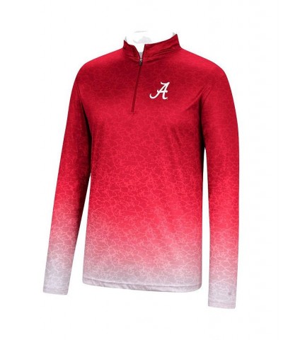 Men's Crimson Alabama Crimson Tide Walter Quarter-Zip Windshirt $24.20 T-Shirts