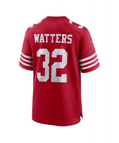 Men's Ricky Watters Scarlet San Francisco 49ers Retired Player Game Jersey $40.66 Jersey