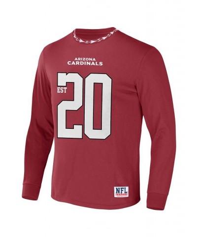 Men's NFL X Staple Red Arizona Cardinals Core Long Sleeve Jersey Style T-shirt $28.19 T-Shirts