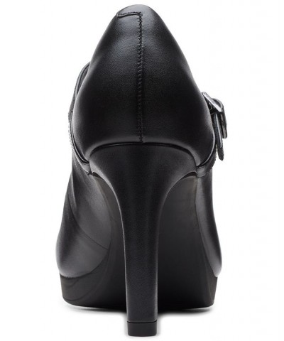 Women's Ambyr Shine Dress Shoes Black $52.32 Shoes