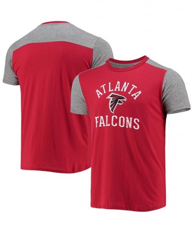 Men's Red, Gray Atlanta Falcons Field Goal Slub T-shirt $29.69 T-Shirts