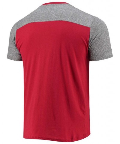 Men's Red, Gray Atlanta Falcons Field Goal Slub T-shirt $29.69 T-Shirts