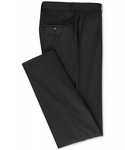 BOSS Men's T-Glover3 LC Slim-Fit Formal Wool Trousers Black $126.48 Pants