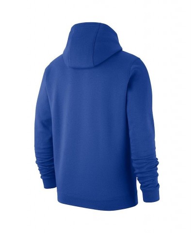 Men's Royal Duke Blue Devils Basketball Icon Club Fleece Pullover Hoodie $34.31 Sweatshirt