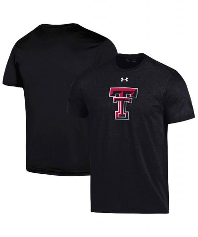 Men's Black Texas Tech Red Raiders School Logo Performance Cotton T-shirt $26.54 T-Shirts