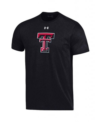 Men's Black Texas Tech Red Raiders School Logo Performance Cotton T-shirt $26.54 T-Shirts