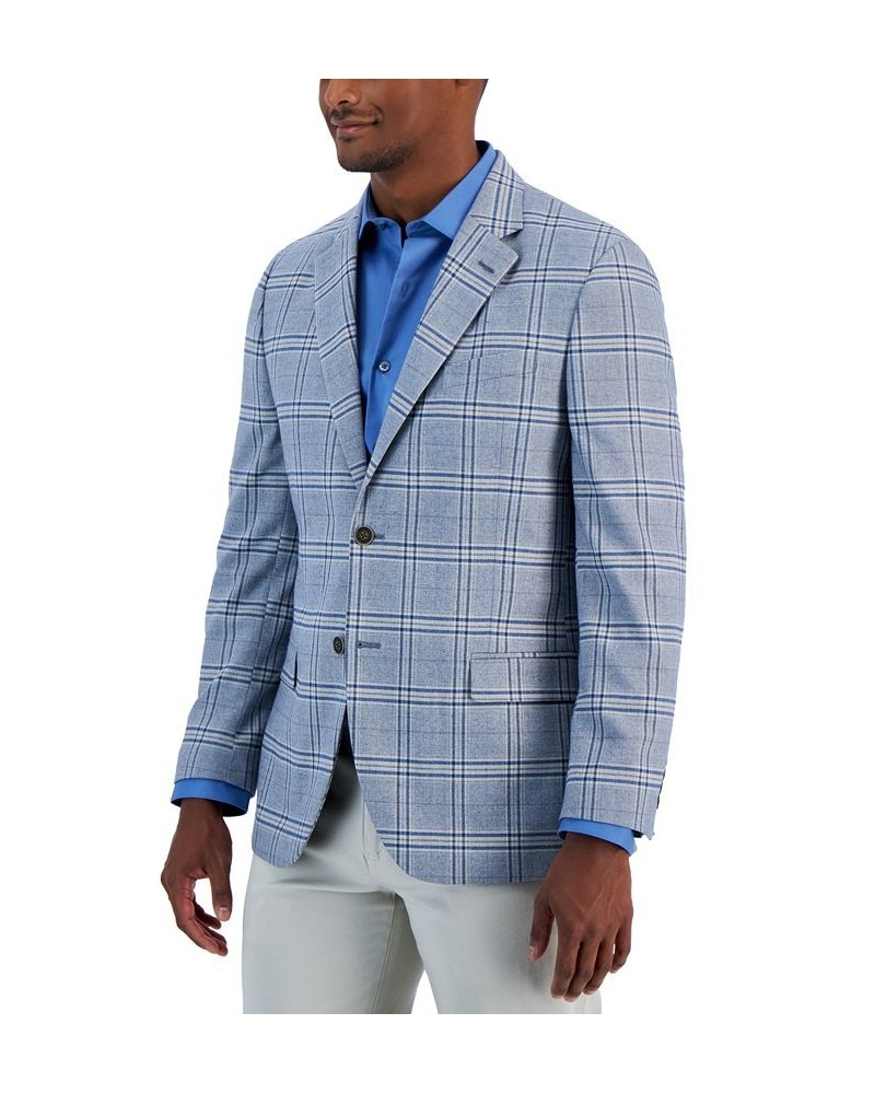 Men's Modern-Fit Plaid Sport Coat PD02 $37.40 Blazers