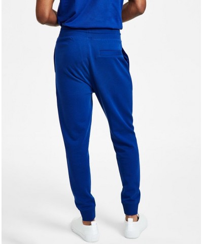 Boss Men's Dexray Logo Stripe Drawstring Sweatpants Blue $50.76 Pants