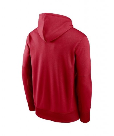 Men's Red Atlanta Falcons Fan Gear Wordmark Performance Pullover Hoodie $41.65 Sweatshirt