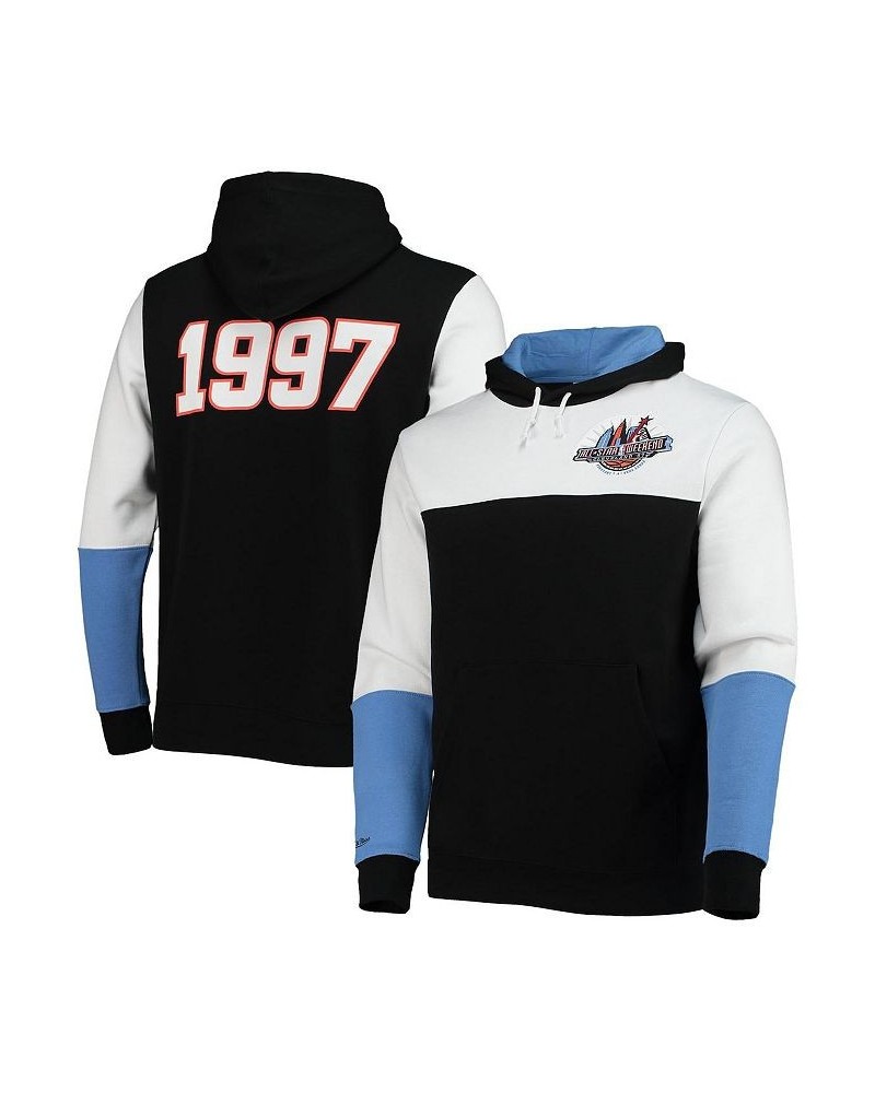 Men's Black NBA Hardwood Classics 1997 All-Star Game Colorblock Fusion Pullover Hoodie $35.70 Sweatshirt