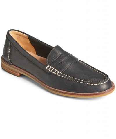 Women's Seaport Penny New Core Flats Black $50.60 Shoes