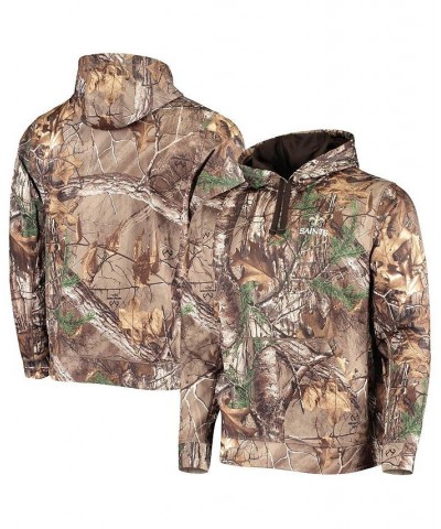 Men's Realtree Camo New Orleans Saints Circle Champion Tech Fleece Pullover Hoodie $33.75 Sweatshirt