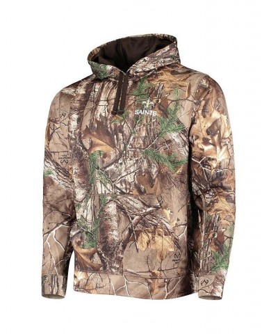 Men's Realtree Camo New Orleans Saints Circle Champion Tech Fleece Pullover Hoodie $33.75 Sweatshirt