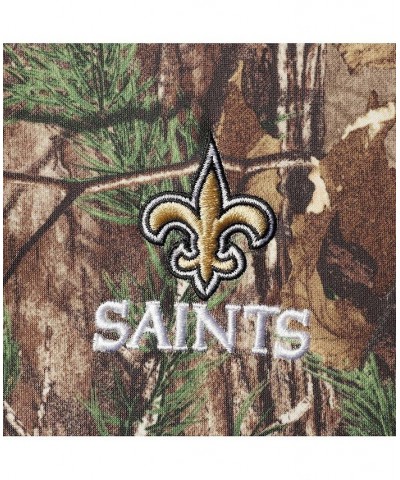 Men's Realtree Camo New Orleans Saints Circle Champion Tech Fleece Pullover Hoodie $33.75 Sweatshirt