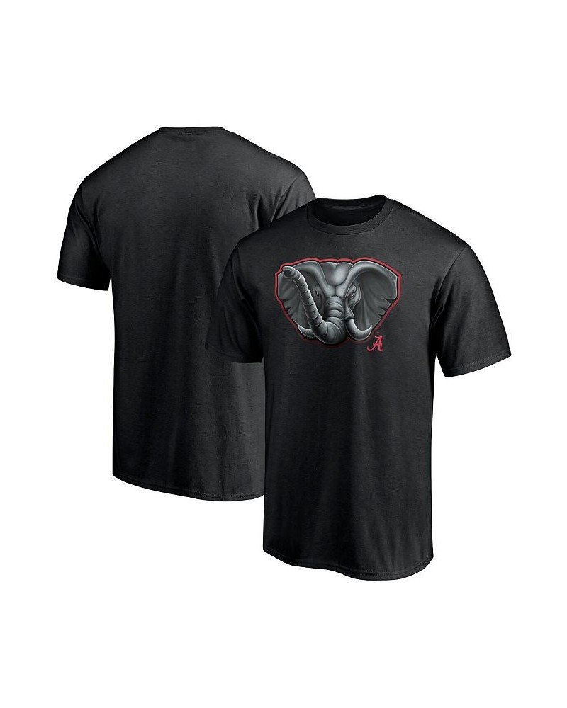 Men's Branded Black Alabama Crimson Tide Team Midnight Mascot T-shirt $14.81 T-Shirts