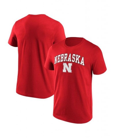 Men's Branded Scarlet Nebraska Huskers Campus 2.0 T-shirt $13.50 T-Shirts