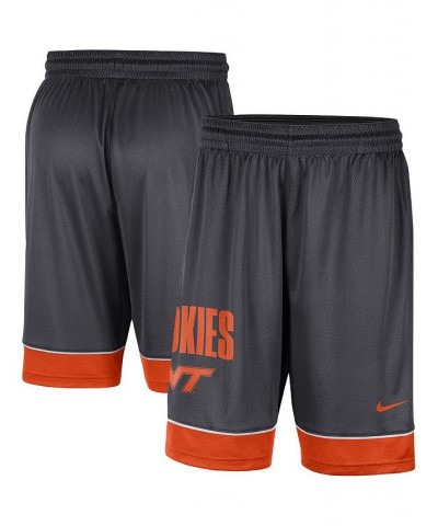 Men's Charcoal and Orange Virginia Tech Hokies Fast Break Shorts $22.94 Shorts