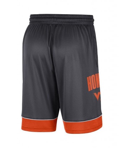 Men's Charcoal and Orange Virginia Tech Hokies Fast Break Shorts $22.94 Shorts