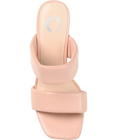 Women's Kailee Wedge Sandals Pink $51.29 Shoes