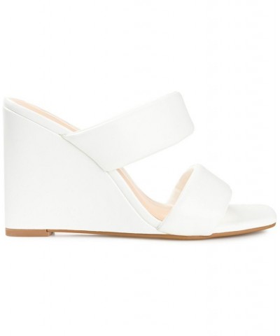 Women's Kailee Wedge Sandals Pink $51.29 Shoes