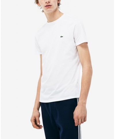 Men's Classic Crew Neck Soft Pima Cotton T-Shirt White $33.60 T-Shirts