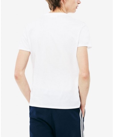 Men's Classic Crew Neck Soft Pima Cotton T-Shirt White $33.60 T-Shirts